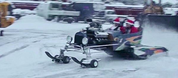 Joulupukin pikareki: V8 ja 600 hevosvoimaa.