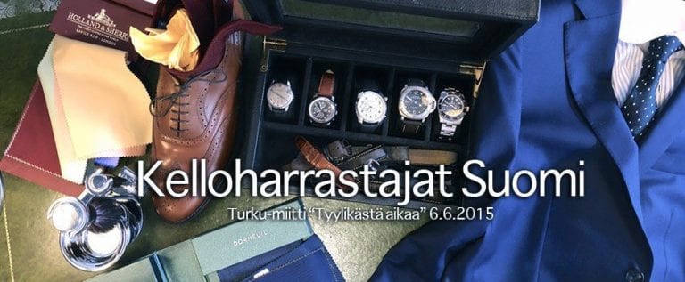 Tyylikästä aikaa – kelloharrastajien Turku-miitti 6.6.