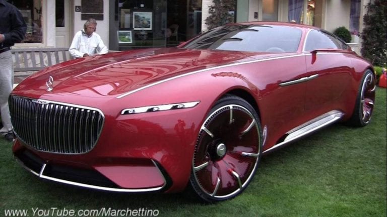 Uusi konseptiauto Vision Mercedes-Maybach 6 liikkuu radio-ohjauksella – video