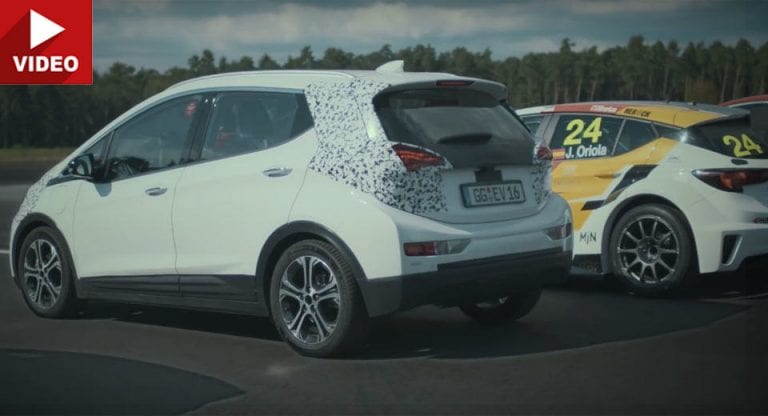 Opelin pieni sähköauto jättää 30 metrin matkalla jopa merkin kilpa-autot taakseen