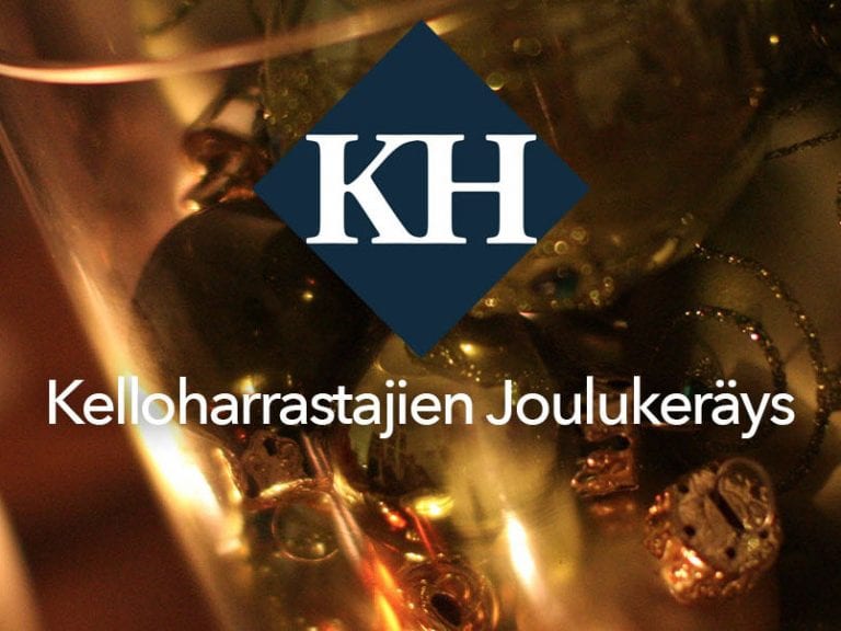 Kelloharrastajat hyvällä asialla