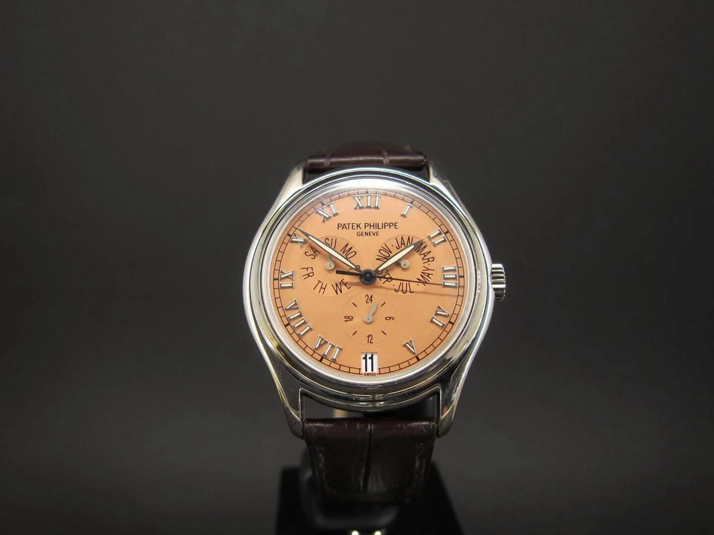 Patek Philippe Complications Annual Calendar 5035G Salmon Dial