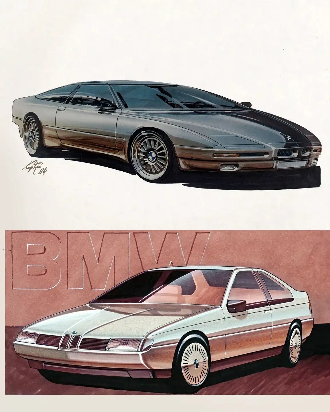BMW E31:n muotoiluluonnostelmia