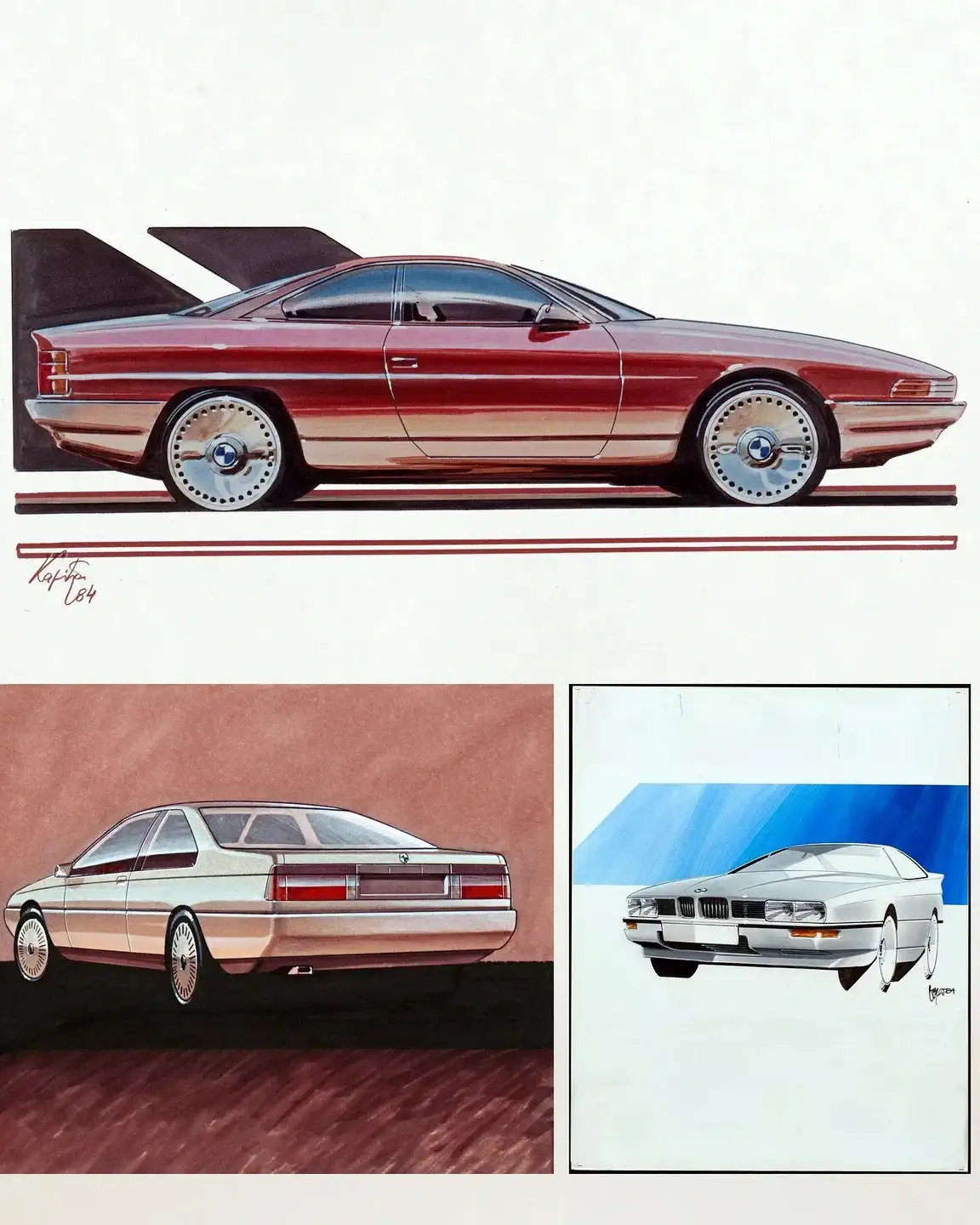 BMW E31:n muotoiluluonnostelmia