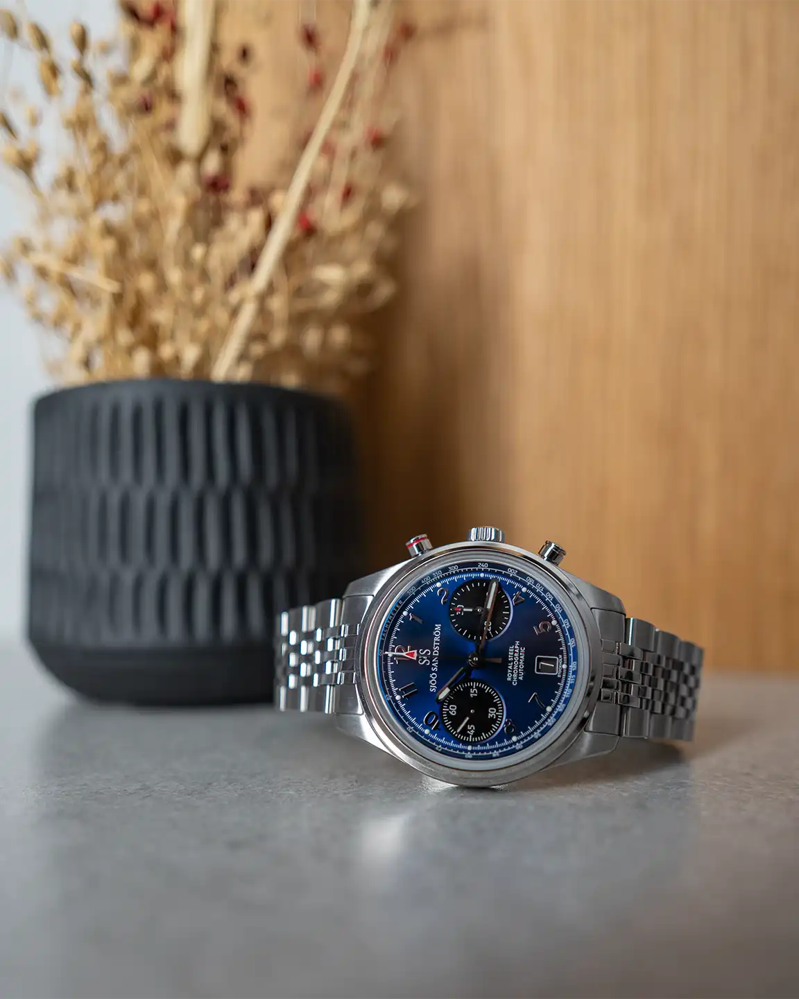 Sjöö Sandström Royal Steel Chronograph (ref. 021739)