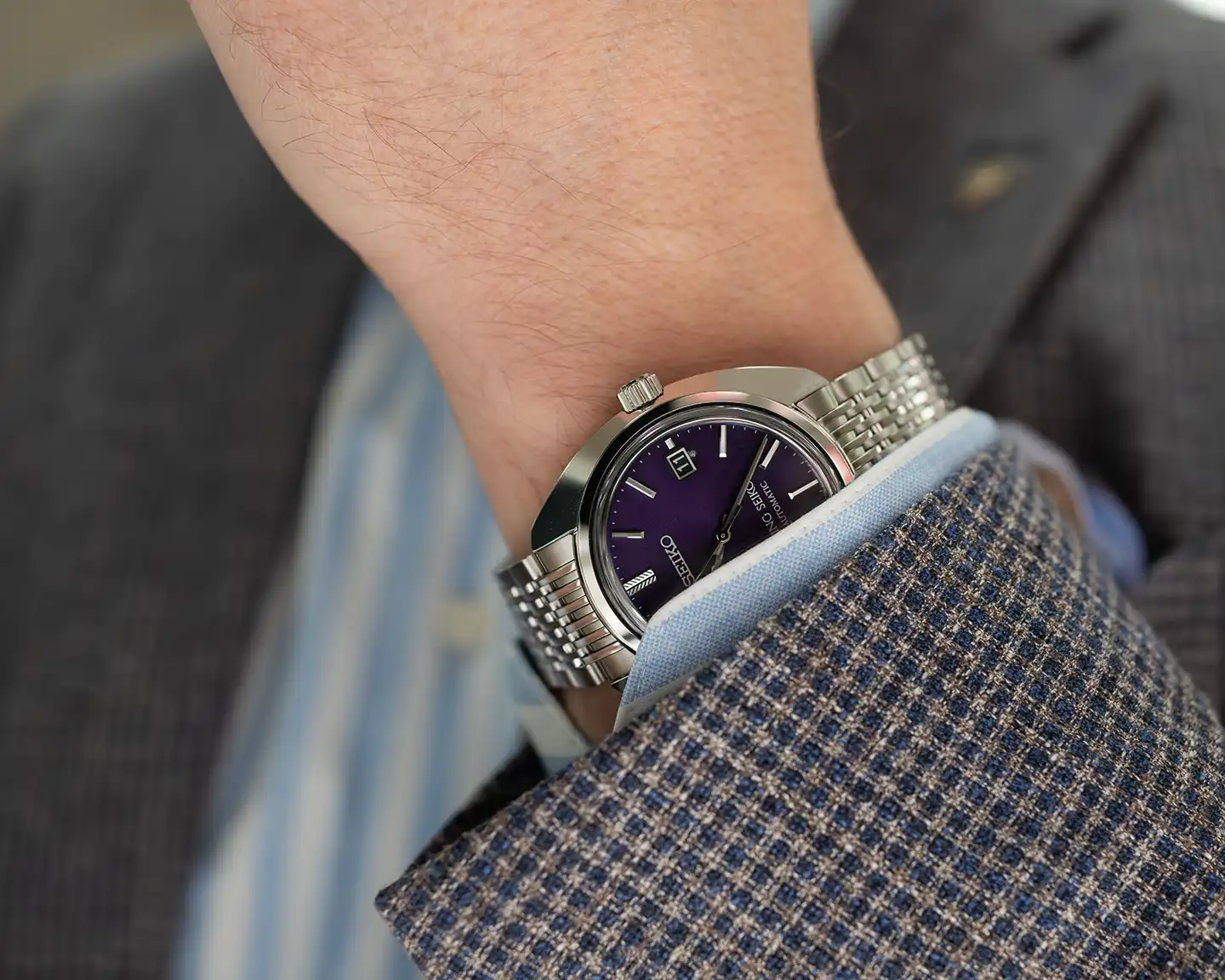 King Seiko Edo Purple rannekuva