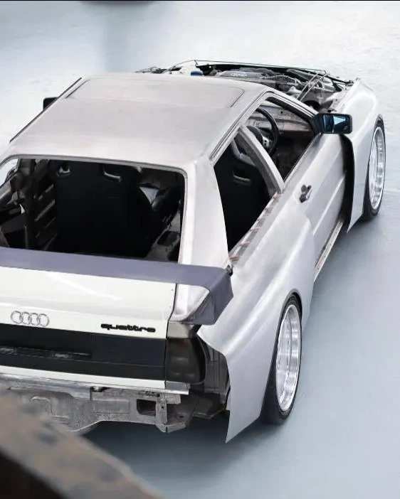 Brittifirman rakentama Audi Quattro yhdistää B-ryhmän tyylin veekasivoimaan