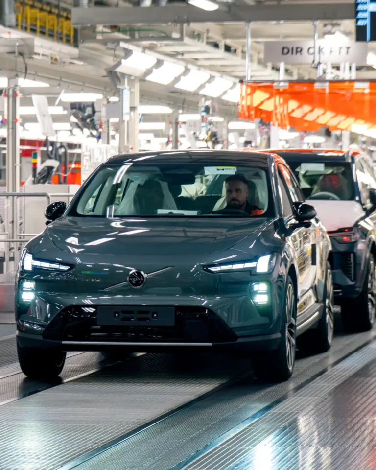 Volvo aloitti EX60:n tuotannon Ruotsissa