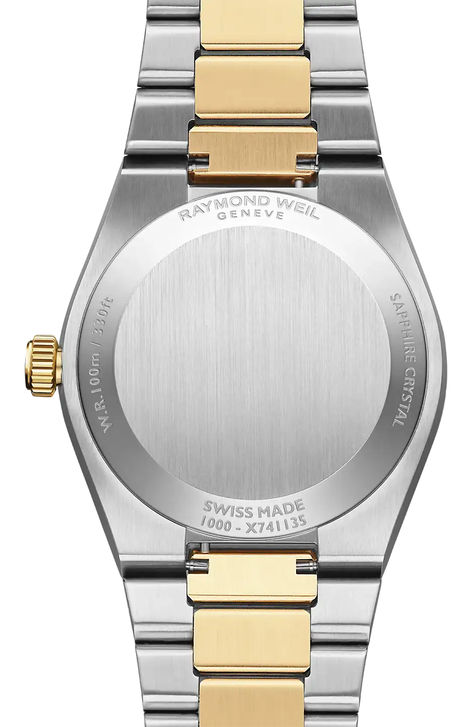 Raymond Weil A.R.T. kellon teräskansi.