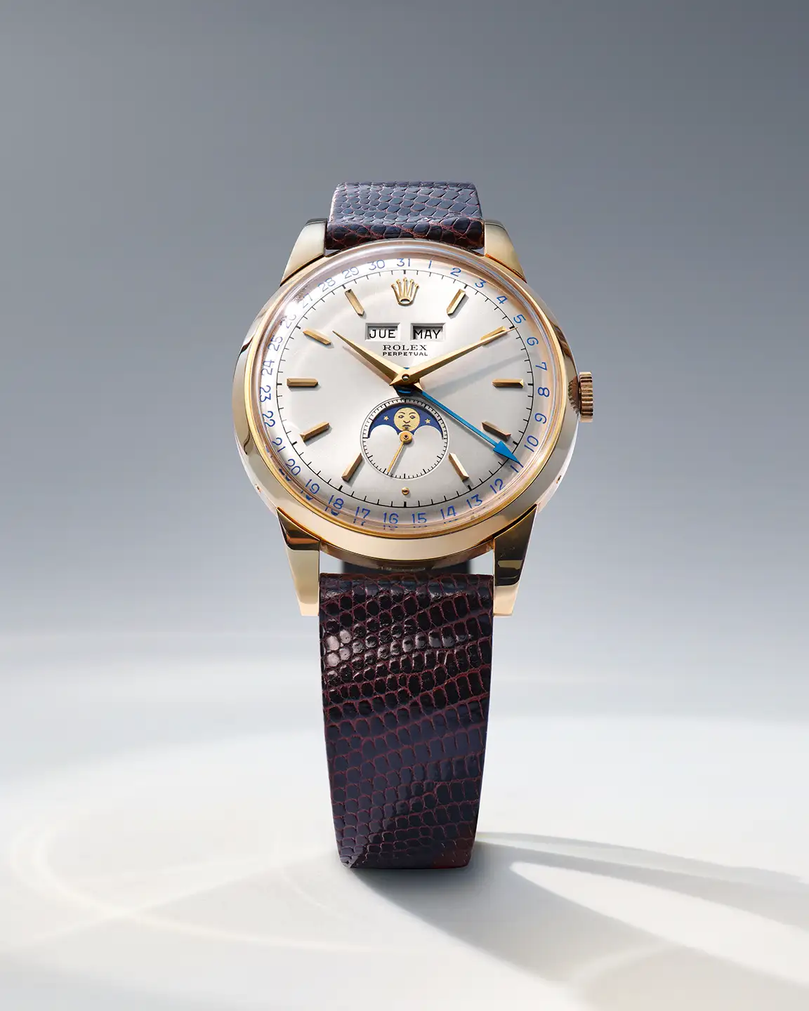 Rolex Ref. 8171 punakultaisella kuorella.