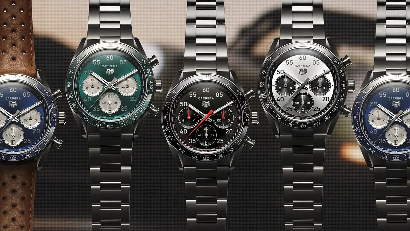 TAG Heuer Carrera Chronograph Sport -kellomallisto muodostuu viidestä mallista.