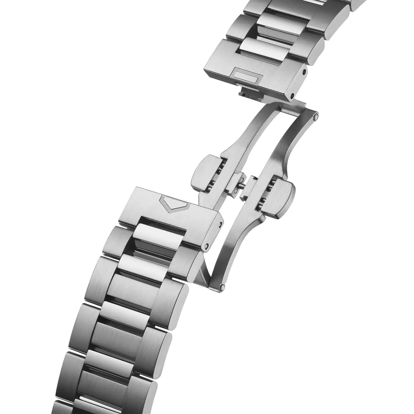 TAG Heuer Carrera Chronograph Sport -kellon teräsranneke perhoslukolla.