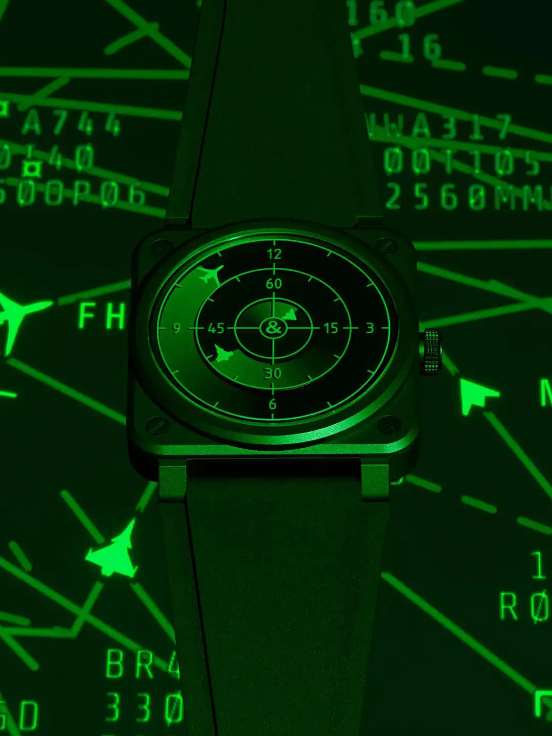 Bell & Ross BR-03 Green Radar Ceramic