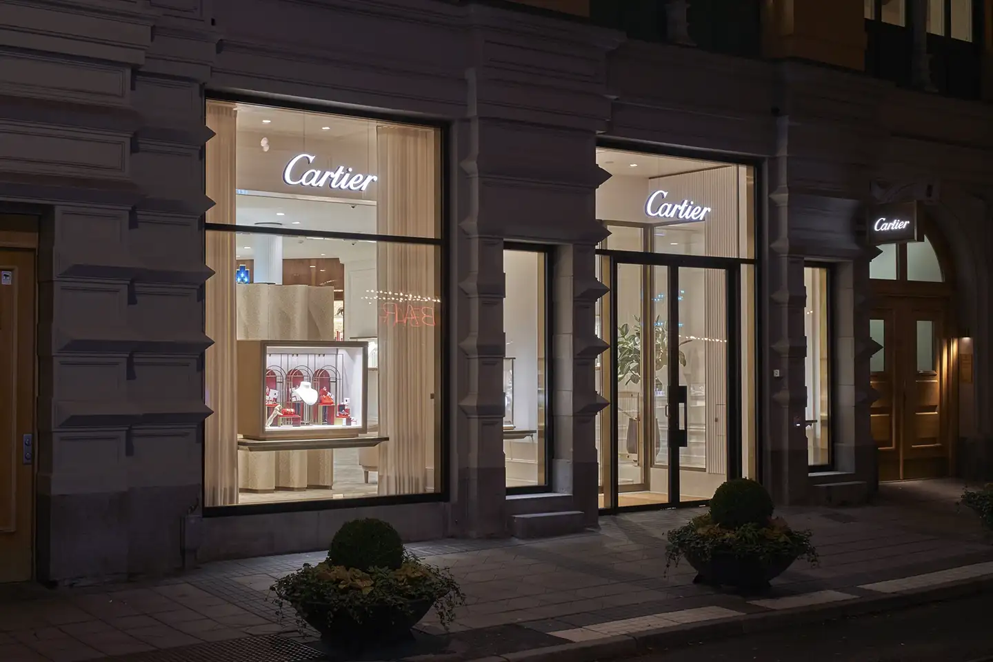 Cartier-putiikki Tukholmassa.