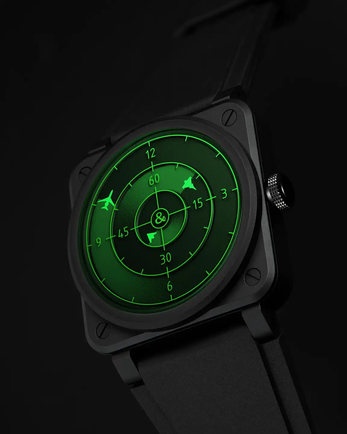 Bell & Ross BR-03 Green Radar Ceramic