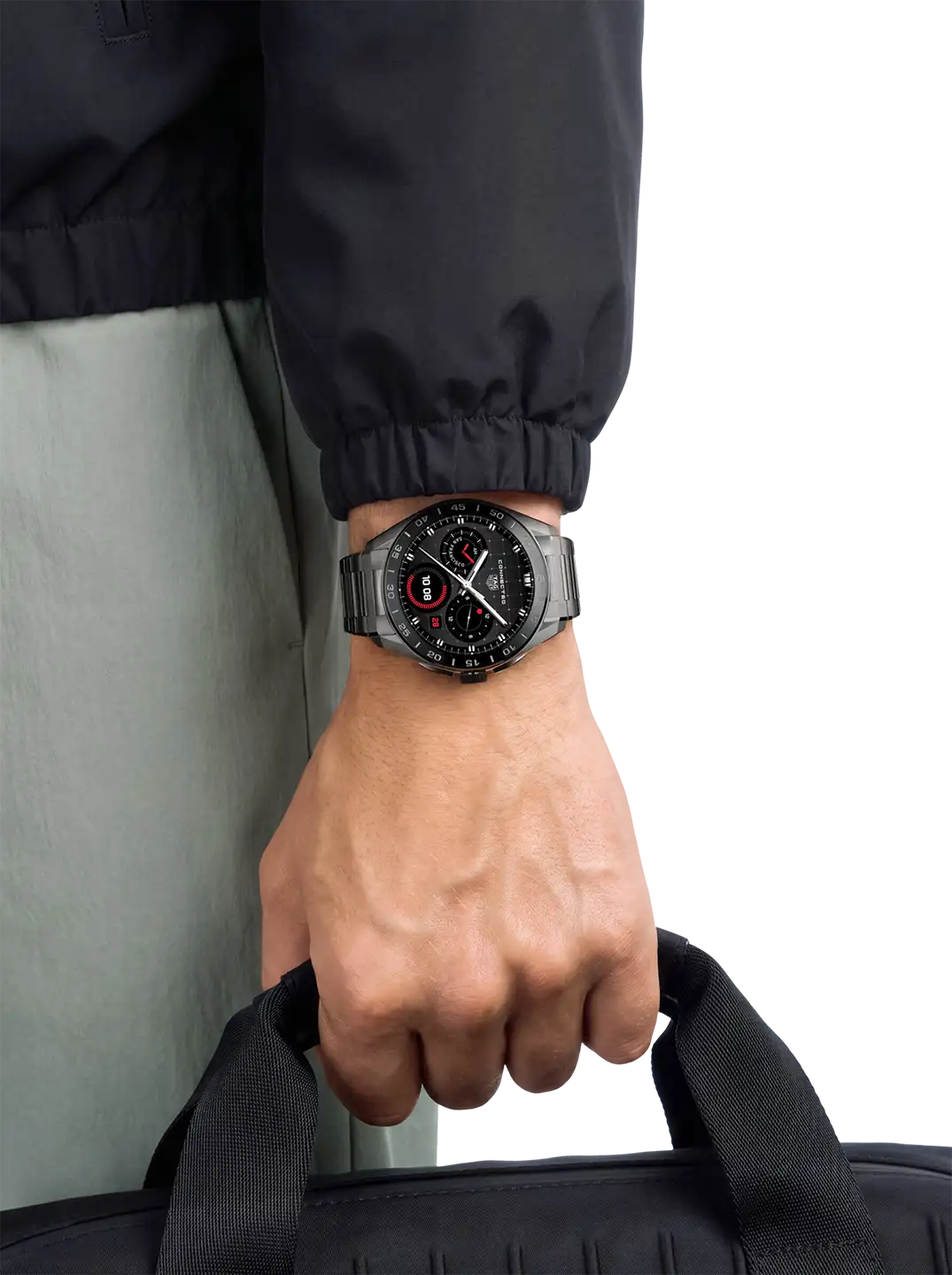 TAG Heuer Connected Calibre E5 45mm ranteessa.