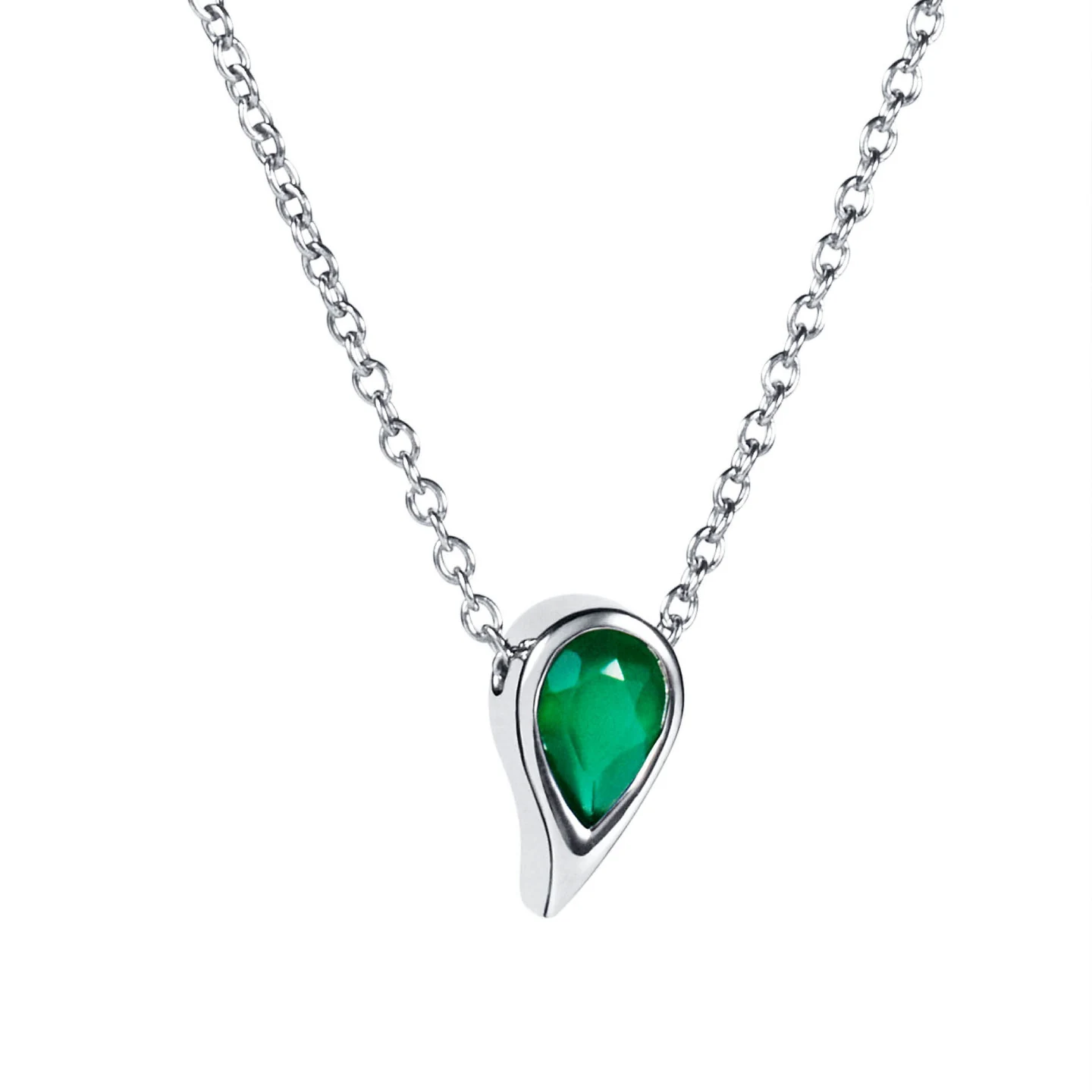 Efva Attling Sparkle of Life Single Necklace Green -kaulakoru.