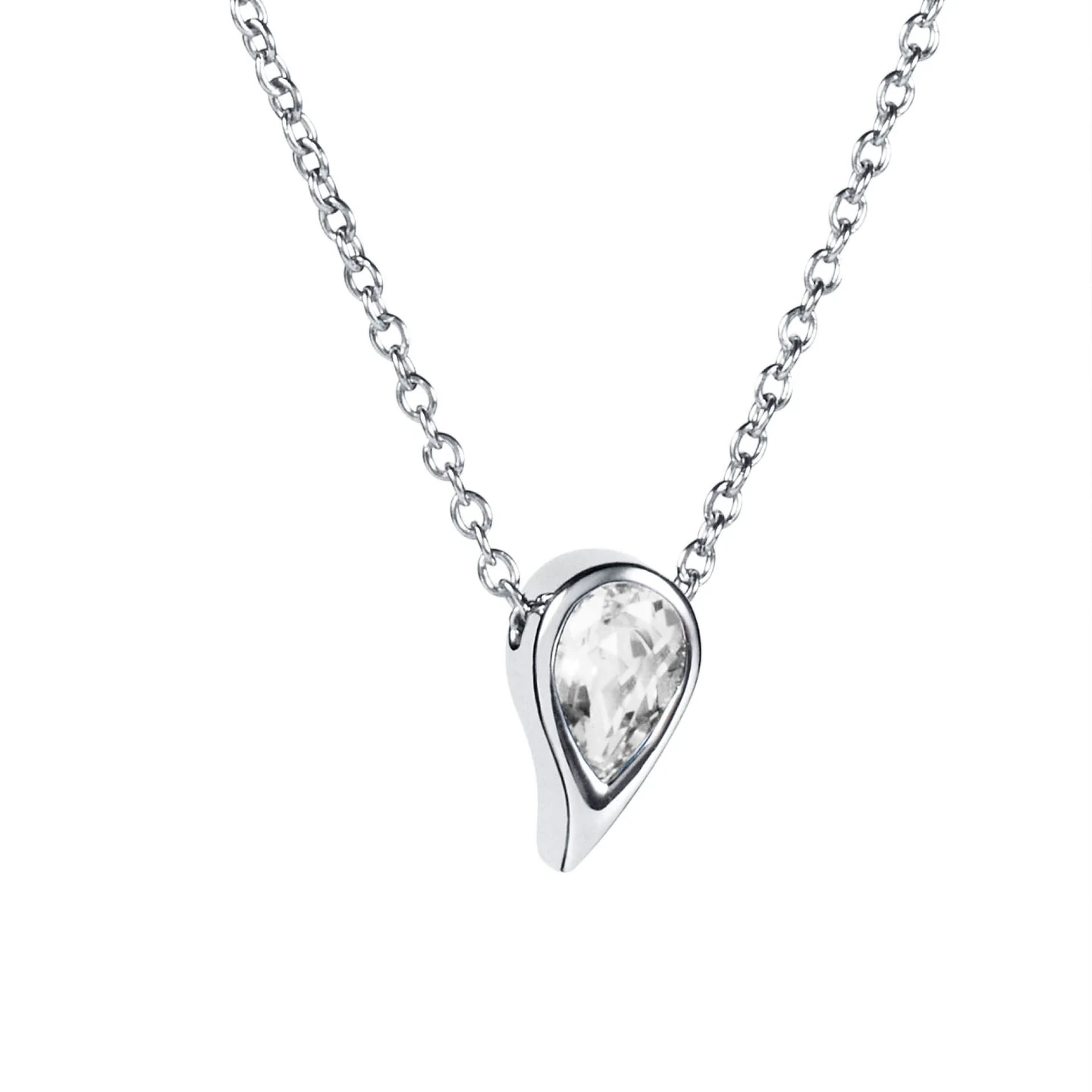 Efva Attling Sparkle of Life Single Necklace White Topaz -kaulakoru.